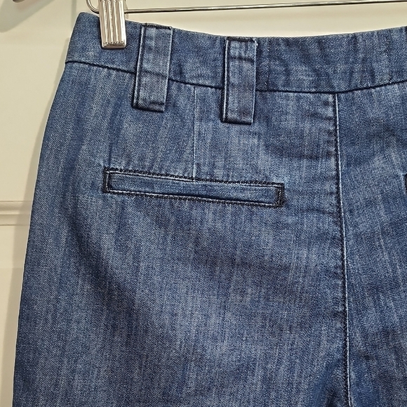 NWOT UNITED COLORS OF BENETTON 100% cotton  slant pockets bermuda denim shorts - Picture 6 of 12